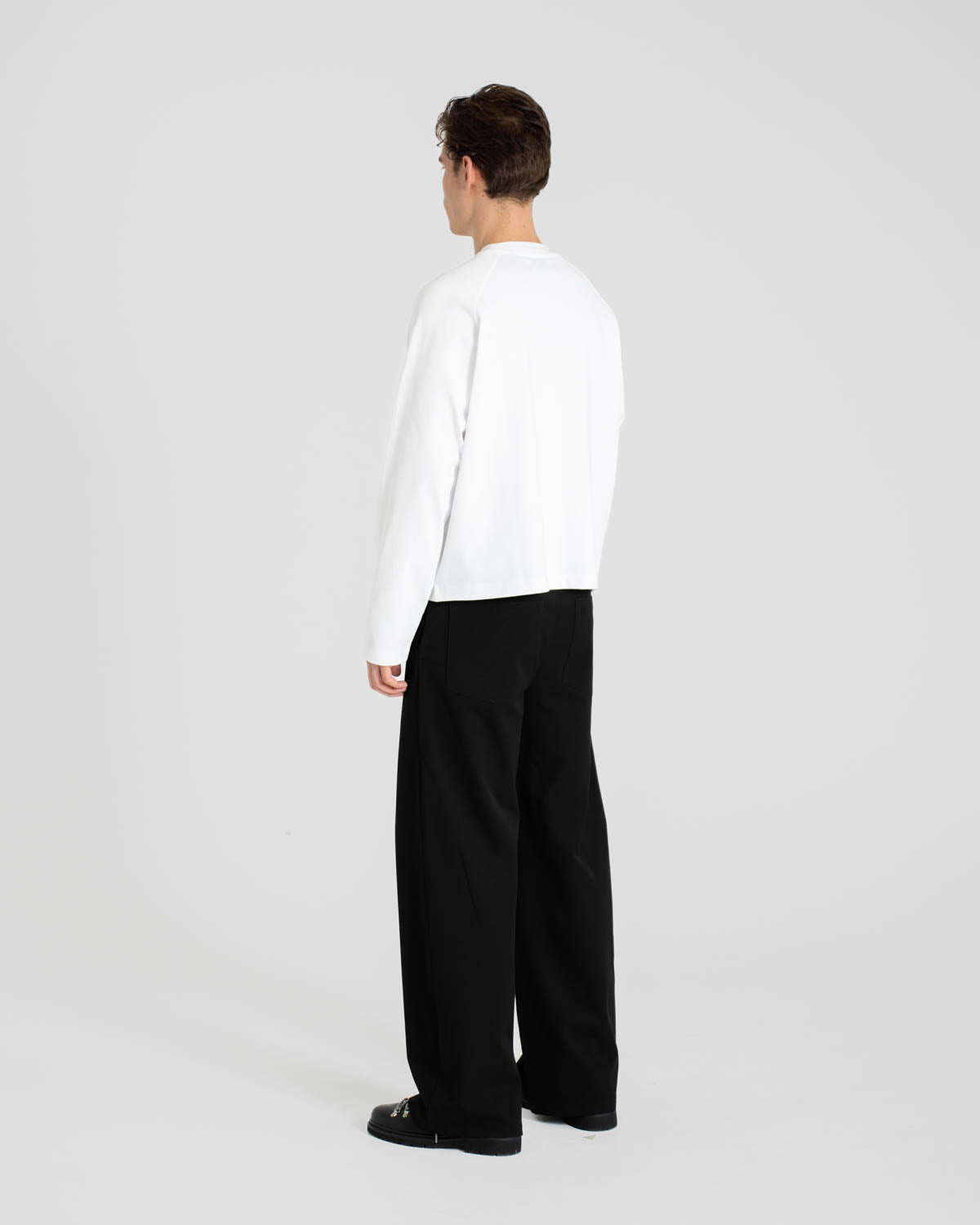 Raglan Longsleeve T-shirt White